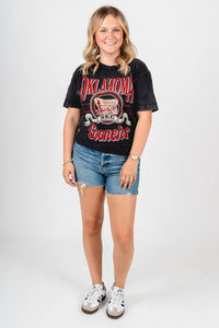OU OU Sooners schooner SEC unisex t-shirt vintage black T-shirt | Lush Fashion Lounge Trendy Oklahoma University Sooners Apparel & Cute Gameday T-Shirts