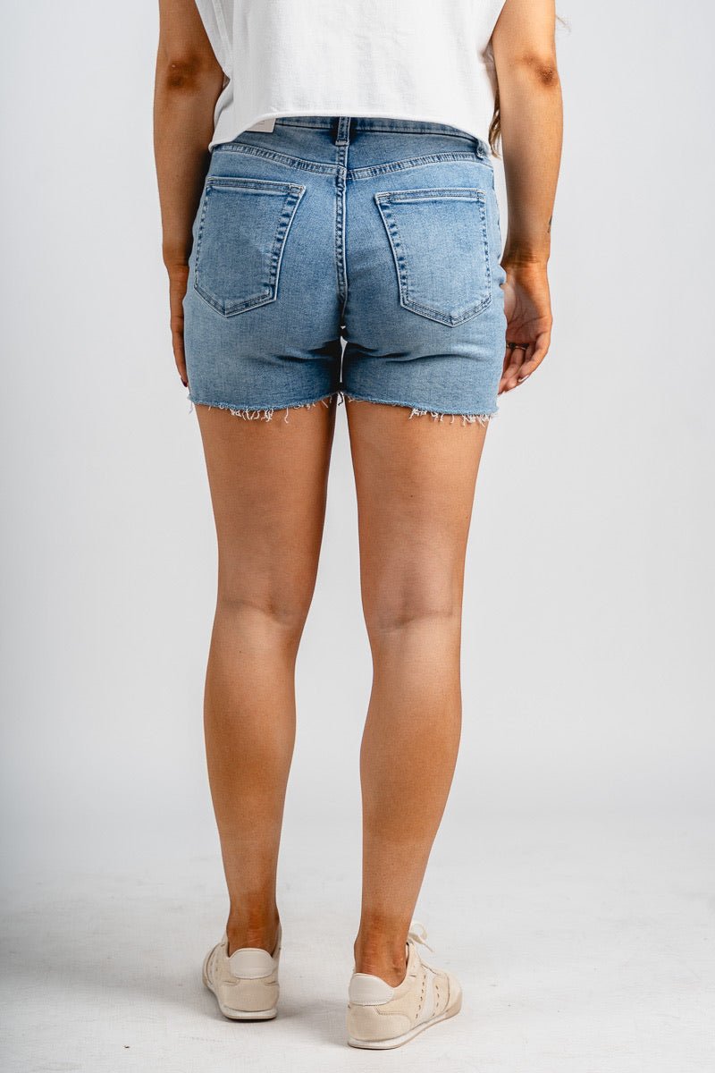 Just USA high rise walking shorts light denim