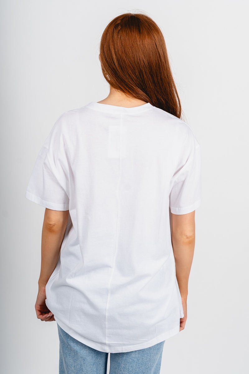 Lucky oversized t-shirt white