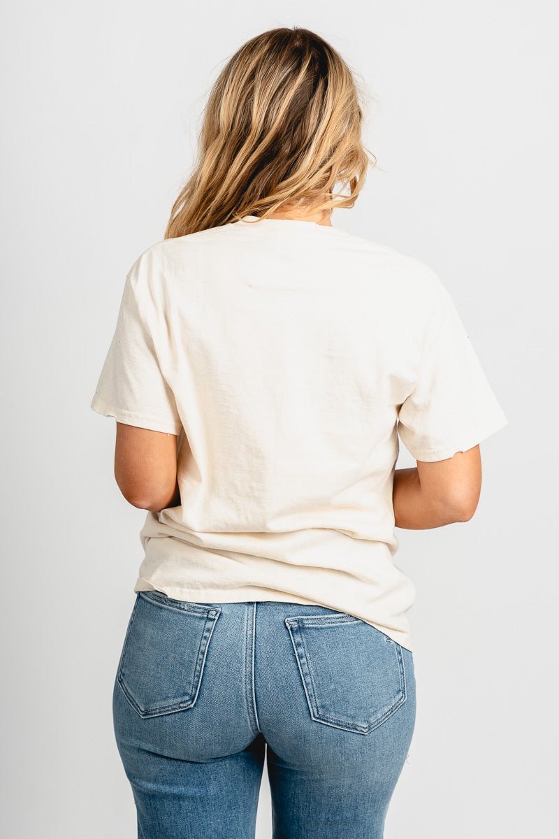 Holly Jolly repeater t-shirt off white