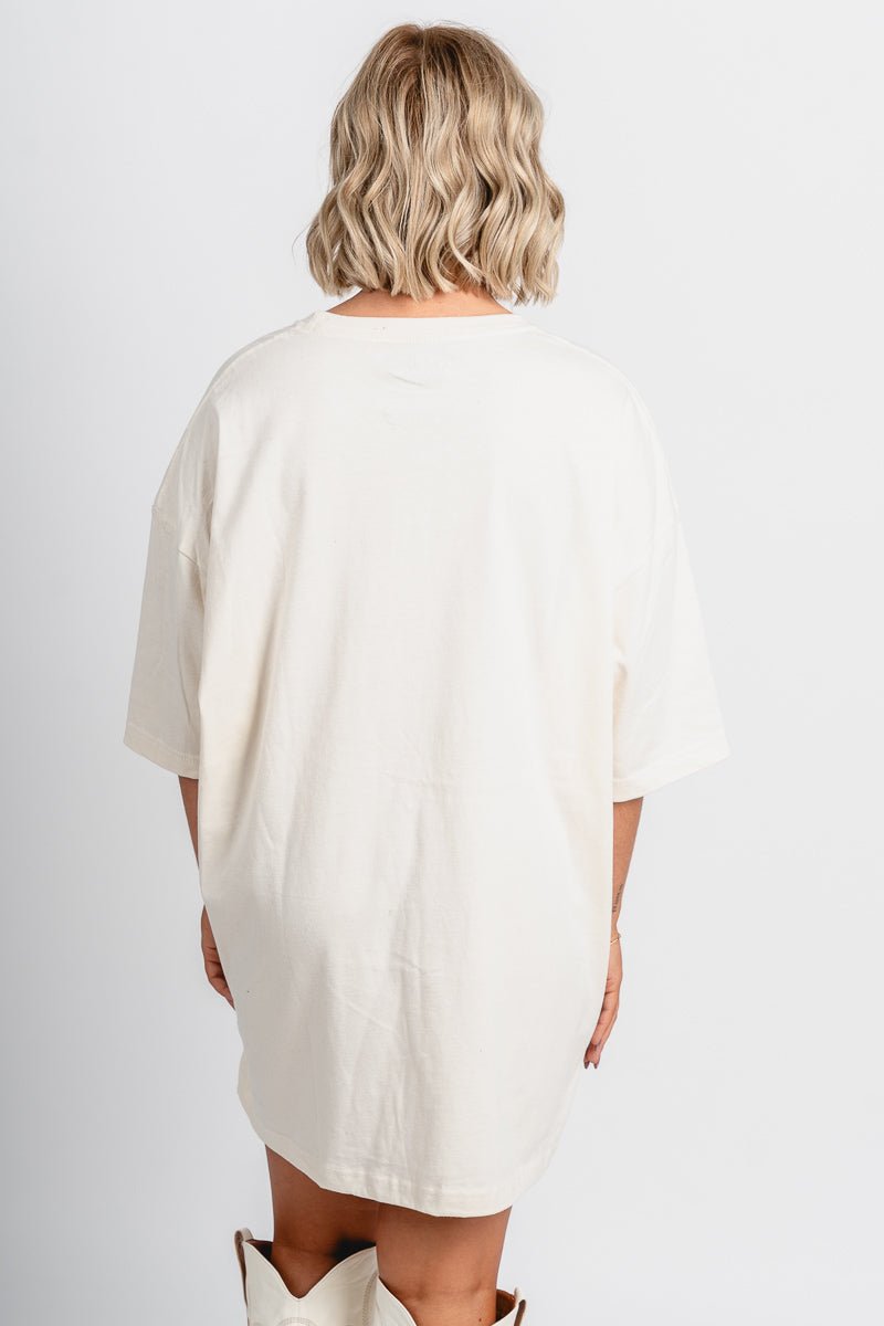 MERRY oversized tee off white