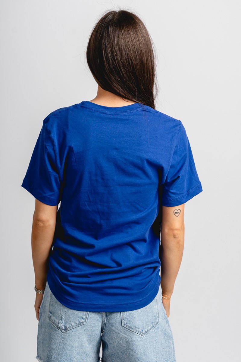 OKC repeater unisex t-shirt navy - Vintage OKC Basketball T-Shirts at Lush Fashion Lounge Boutique in Oklahoma City