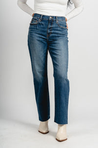 Daze high rise Sundaze straight jeans authentic | Lush Fashion Lounge: boutique women's jeans, fashion jeans for women, affordable fashion jeans, cute boutique jeans