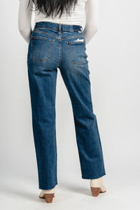 Daze high rise Sundaze straight jeans authentic | Lush Fashion Lounge: boutique women's jeans, fashion jeans for women, affordable fashion jeans, cute boutique jeans