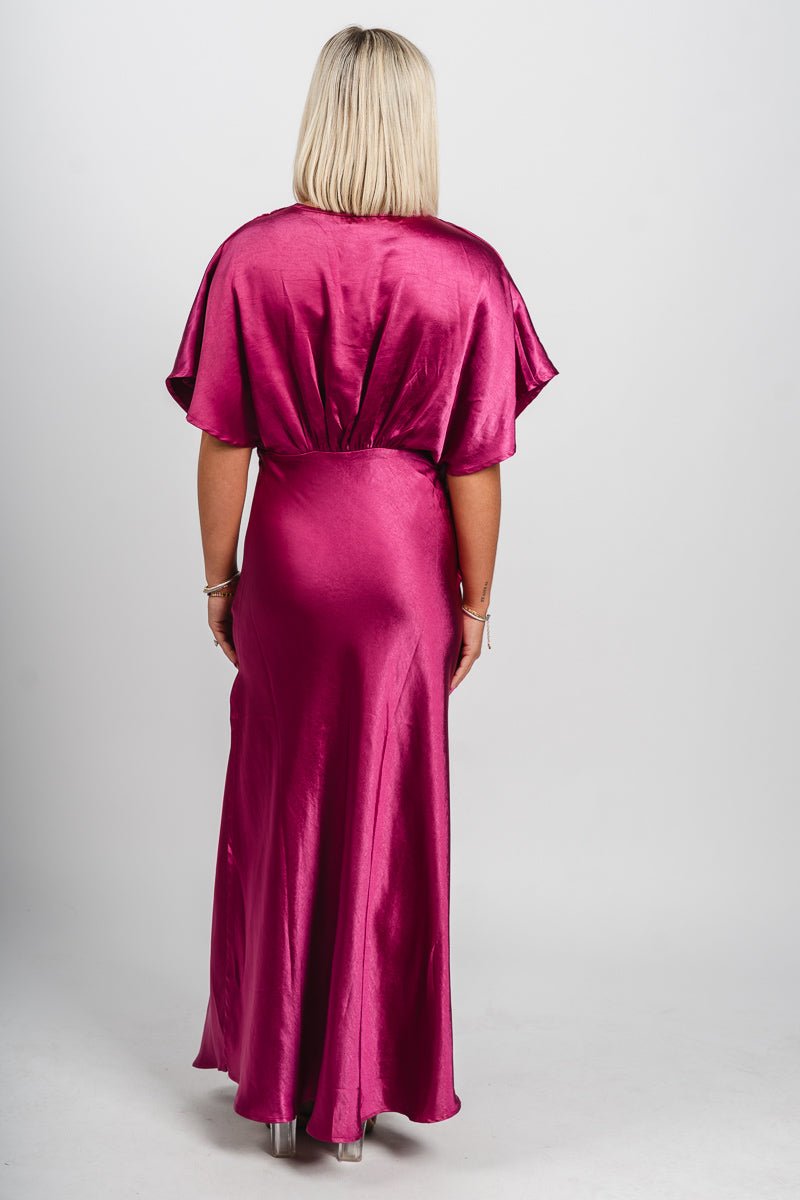 Kimono maxi dress Magenta Magenta / Small Kimono maxi dress Magenta Magenta / Small