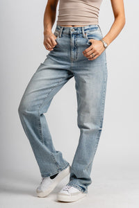 Daze Sundaze high rise straight jeans bliss | Lush Fashion Lounge: boutique women's jeans, fashion jeans for women, affordable fashion jeans, cute boutique jeans
