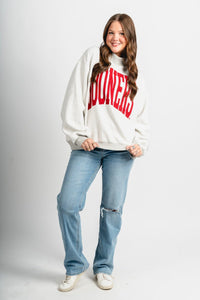 OU OU Sooners tall boy reversible mock neck sweatshirt Sweatshirt | Lush Fashion Lounge Trendy Oklahoma University Sooners Apparel & Cute Gameday T-Shirts