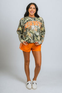 OSU OSU Cowboys gault full camo sweatshirt green Sweatshirt | Lush Fashion Lounge Trendy Oklahoma State Cowboys Apparel & Cute Gameday T-Shirts