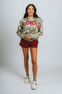 OU OU Sooners gault full camo sweatshirt green Sweatshirt | Lush Fashion Lounge Trendy Oklahoma University Sooners Apparel & Cute Gameday T-Shirts