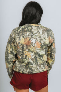 OU OU Sooners gault full camo sweatshirt green Sweatshirt | Lush Fashion Lounge Trendy Oklahoma University Sooners Apparel & Cute Gameday T-Shirts