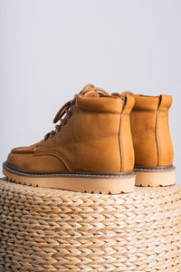 Buster hiker boots tan - Affordable Shoes - Boutique Shoes at Lush Fashion Lounge Boutique in Oklahoma City