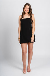 Strapless bubble hem dress black - Trendy dress - Fashion Dresses at Lush Fashion Lounge Boutique in Oklahoma City