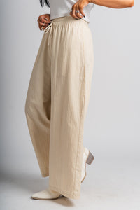 Wide leg pants beige | Lush Fashion Lounge: women's boutique pants, boutique women's pants, affordable boutique pants, women's fashion pants