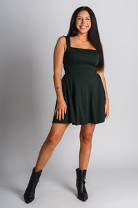 Princess mini dress forest green Stylish dress - Womens Fashion Dresses at Lush Fashion Lounge Boutique in Oklahoma City