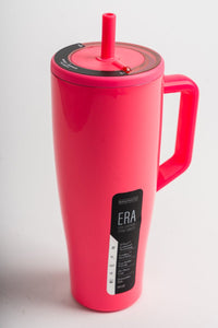 BruMate Era 40oz tumbler mug neon pink - BruMate Drinkware, Tumblers and Insulated Can Coolers at Lush Fashion Lounge Trendy Boutique in Oklahoma City