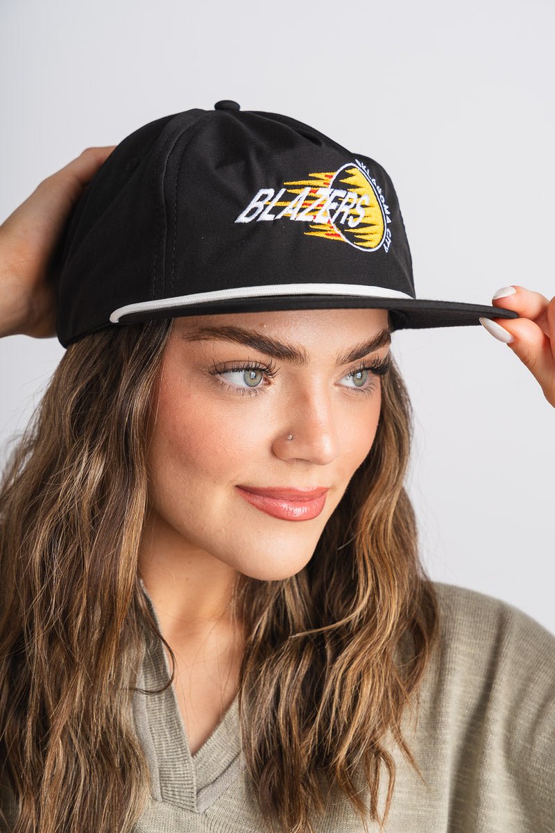 Oklahoma City Blazers vintage rope hat black - Trendy Gifts at Lush Fashion Lounge Boutique in Oklahoma City