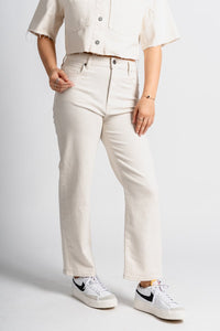 Hidden Tracey high rise crop straight jeans sea salt | Lush Fashion Lounge: boutique women's jeans, fashion jeans for women, affordable fashion jeans, cute boutique jeans