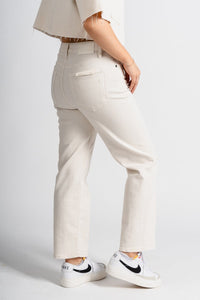 Hidden Tracey high rise crop straight jeans sea salt | Lush Fashion Lounge: boutique women's jeans, fashion jeans for women, affordable fashion jeans, cute boutique jeans