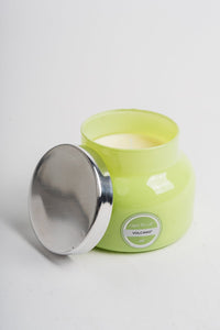 Capri Blue volcano 8 oz petite candle iced matcha - Trendy Candles and Scents at Lush Fashion Lounge Boutique in Oklahoma City