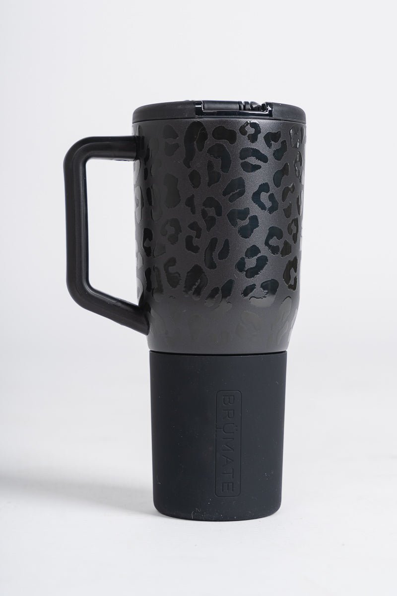 BruMate Muv 35oz tumbler mug onyx leopard - BruMate Drinkware, Tumblers and Insulated Can Coolers at Lush Fashion Lounge Trendy Boutique in Oklahoma City
