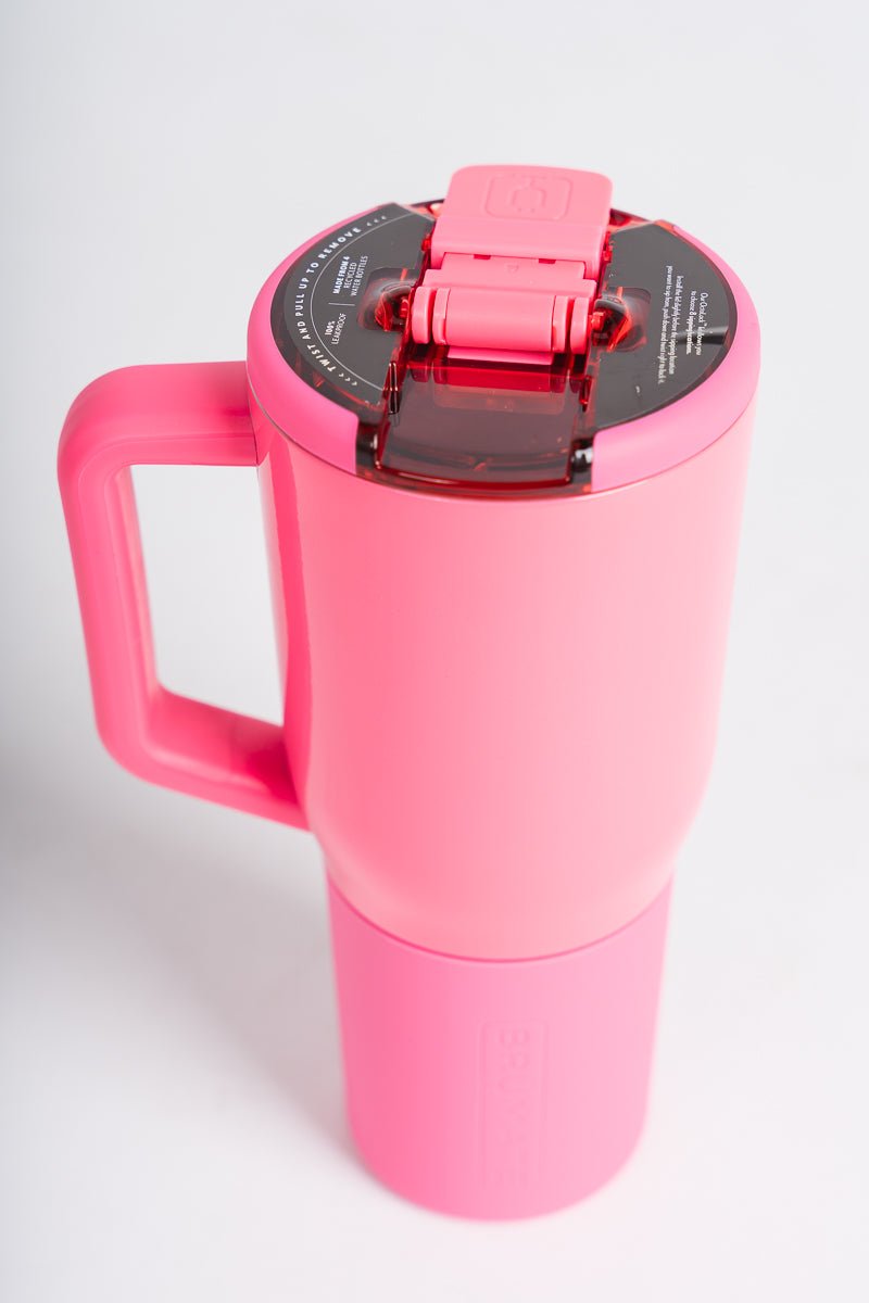 BruMate Muv 35oz tumbler mug neon pink - BruMate Drinkware, Tumblers and Insulated Can Coolers at Lush Fashion Lounge Trendy Boutique in Oklahoma City