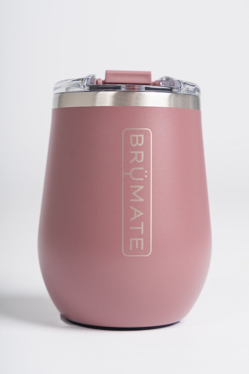 BruMate uncork'd xl wine tumbler rose taupe - BruMate Drinkware, Tumblers and Insulated Can Coolers at Lush Fashion Lounge Trendy Boutique in Oklahoma City