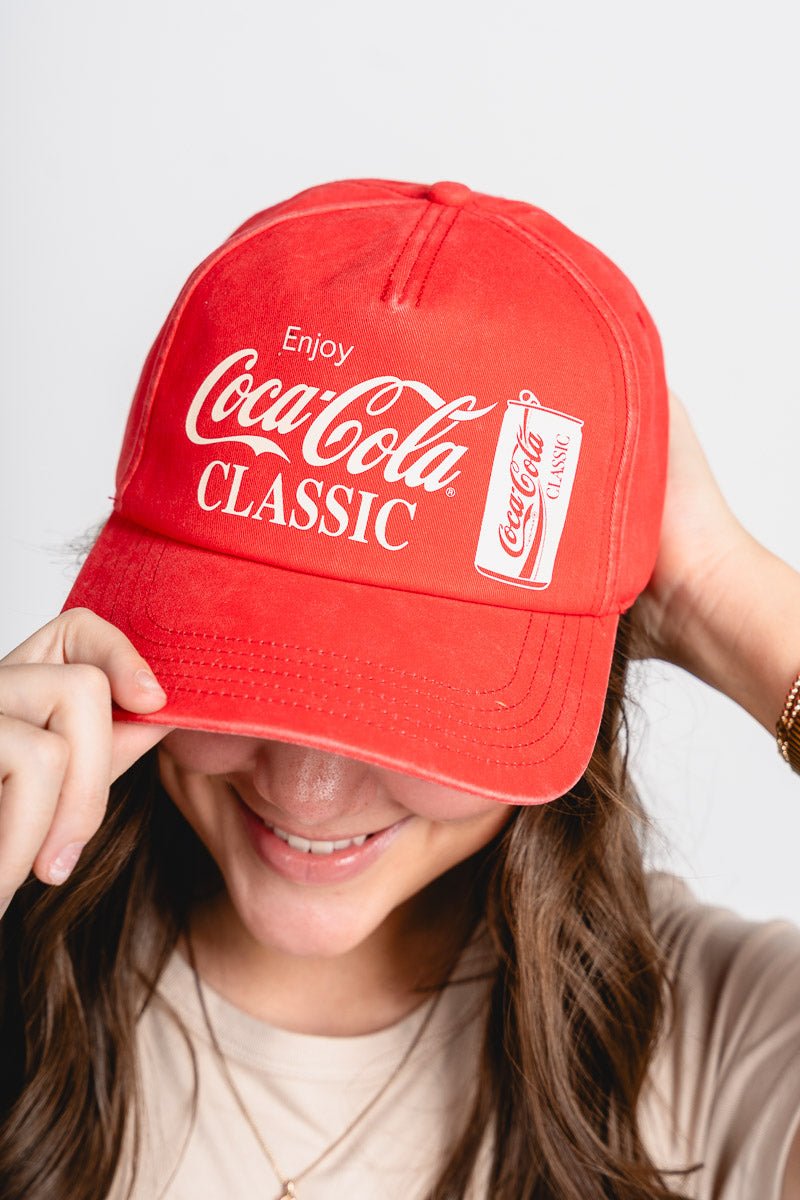 Coke walker hat red - Trendy Gifts at Lush Fashion Lounge Boutique in Oklahoma City