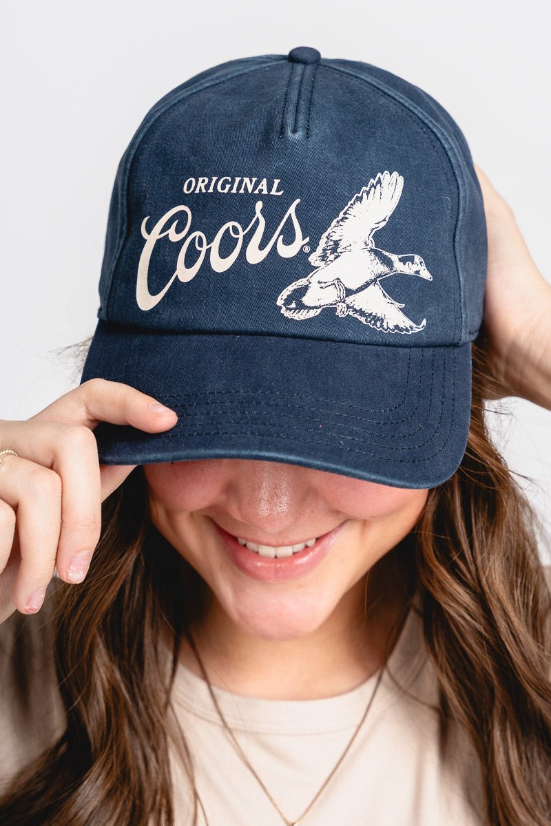 Coors walker hat navy - Trendy Gifts at Lush Fashion Lounge Boutique in Oklahoma City