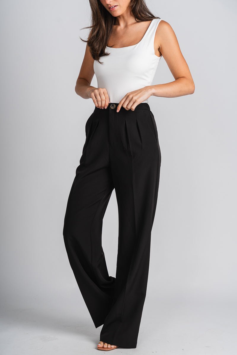 Vertigo blazer pants black | Lush Fashion Lounge: women's boutique pants, boutique women's pants, affordable boutique pants, women's fashion pants