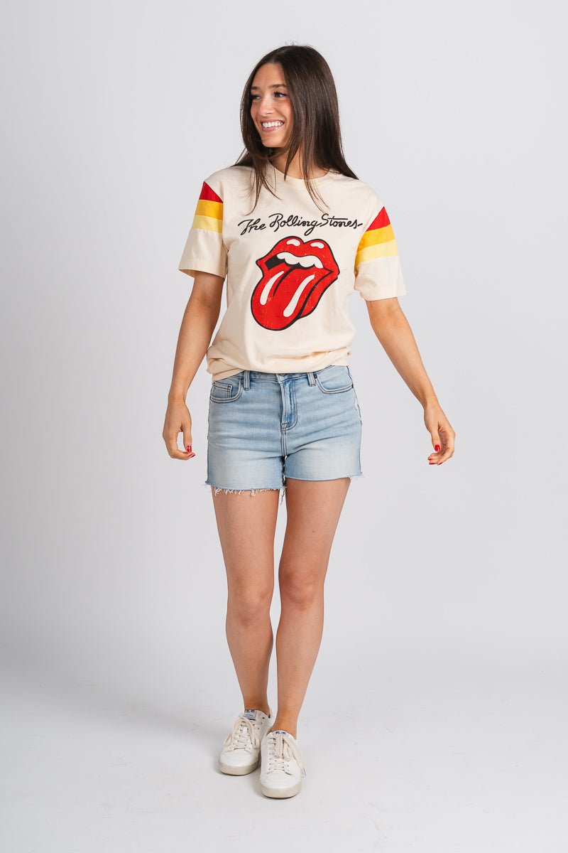 Rolling Stones sunset t-shirt cream