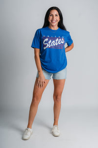 USA lines unisex t-shirt - Fun T-shirts - Unique American Summer Ideas at Lush Fashion Lounge Boutique in Oklahoma