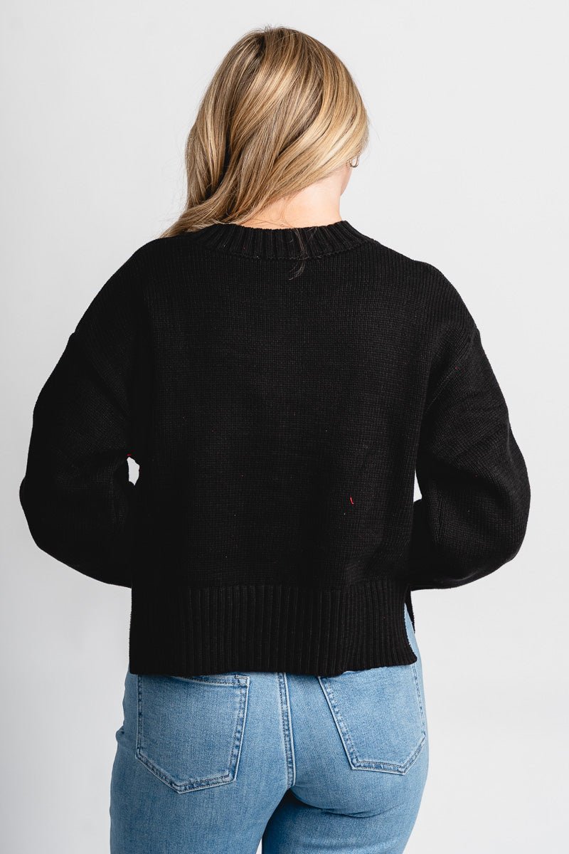 Asher sweater black