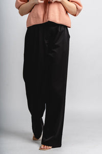 High waist wide leg pants black | Lush Fashion Lounge: women's boutique pants, boutique women's pants, affordable boutique pants, women's fashion pants