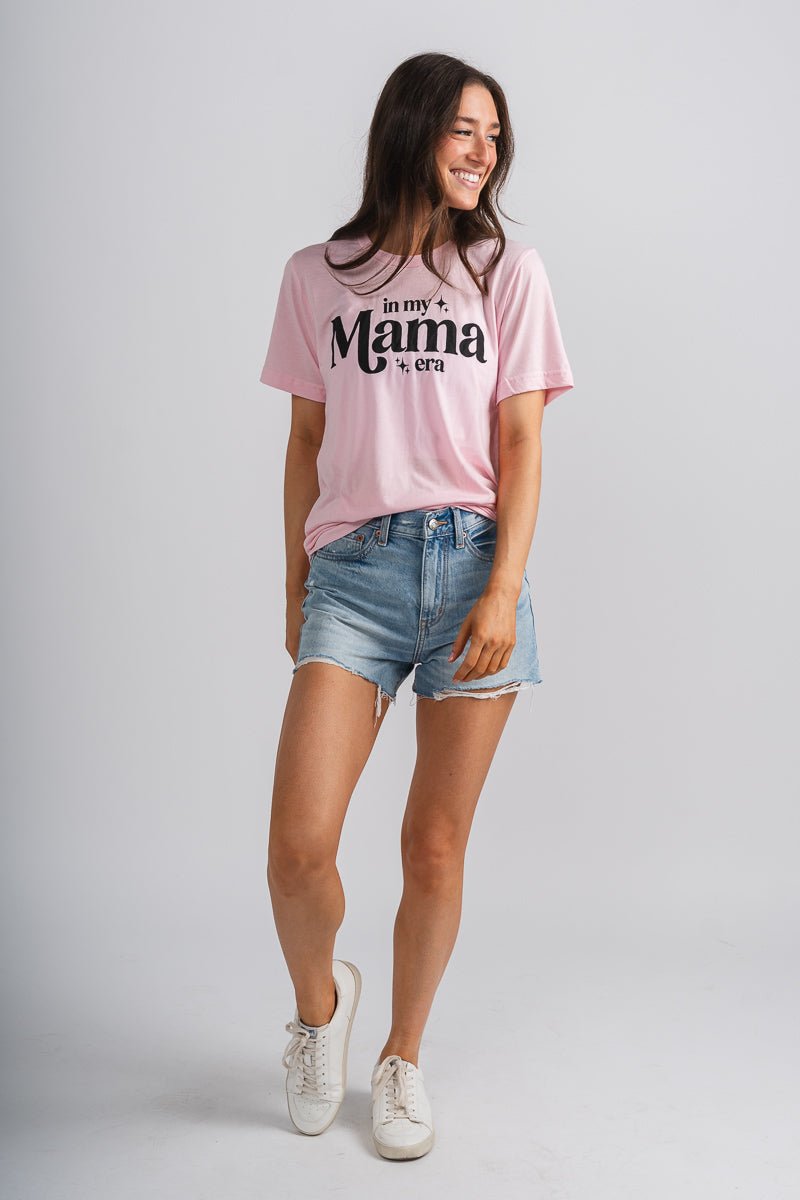 In my mama era t-shirt pink - Cute T-shirts - Cute Mom Gift Ideas at Lush Fashion Lounge in Oklahoma