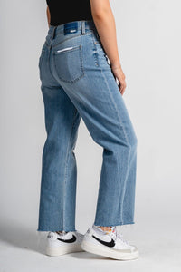 Daze Sundaze high rise straight jeans marina vintage - Trendy jeans - Fun Easter Looks at Lush Fashion Lounge Boutique in Oklahoma