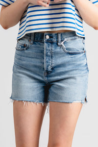 Daze bottom line high rise shorts dance floor - Cute shorts - Trendy Shorts at Lush Fashion Lounge Boutique in Oklahoma City