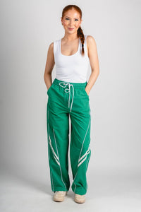 Drawstring track pants green | Lush Fashion Lounge: women's boutique pants, boutique women's pants, affordable boutique pants, women's fashion pants