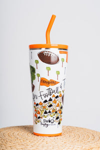 Swig Saturdays in Stillwater 32oz tumbler - Trendy Tumblers, Mugs and Cups at Lush Fashion Lounge Boutique in Oklahoma City