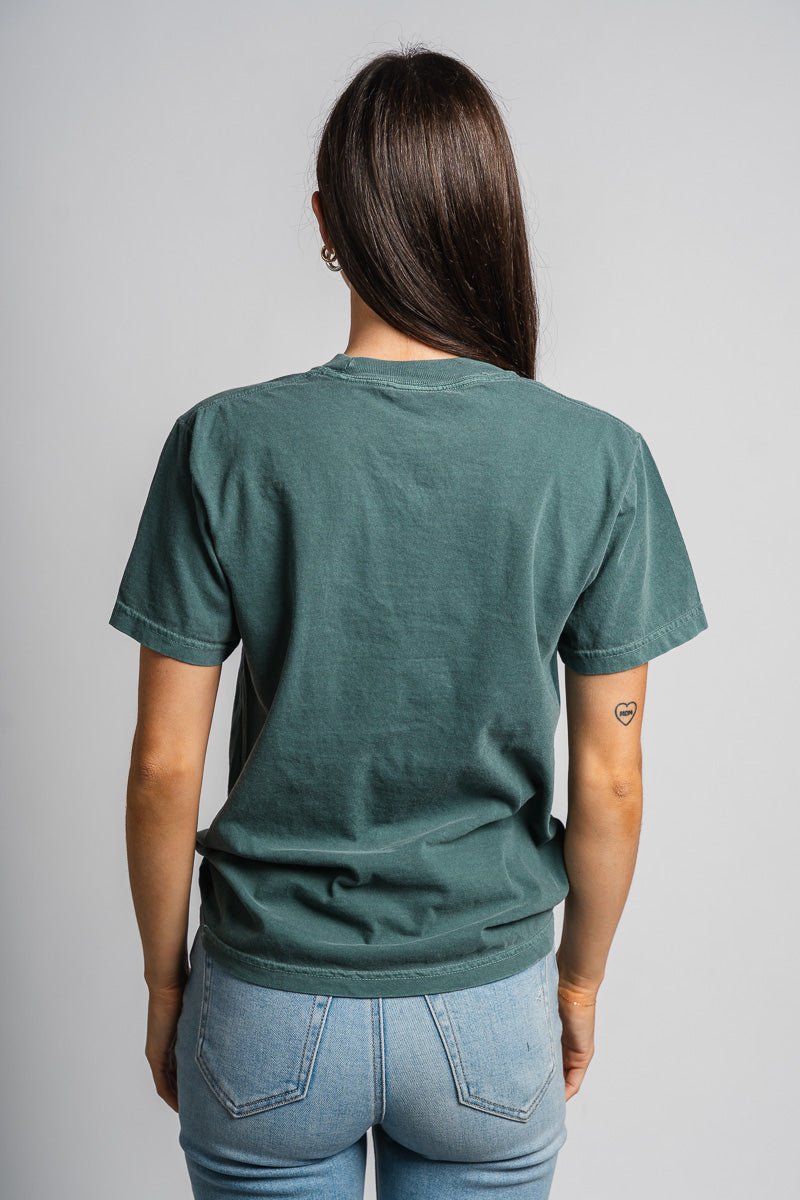 Merry XL comfort color t-shirt blue spruce