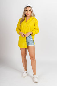 Z Supply poolside shirt limestone - Z Supply tops - Z Supply Fashion at Lush Fashion Lounge Trendy Boutique Oklahoma City