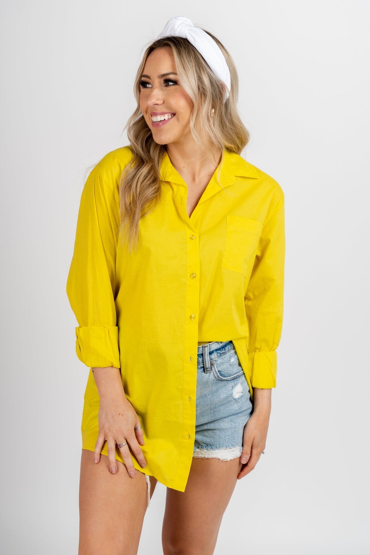 Z Supply poolside shirt limestone - Z Supply tops - Z Supply Tops, Dresses, Tanks, Tees, Cardigans, Joggers and Loungewear at Lush Fashion Lounge