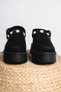 Zya sling back slippers black - Trendy Shoes - Fashion Shoes at Lush Fashion Lounge Boutique in Oklahoma City