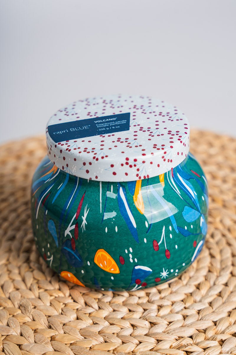 Capri Blue pattern play candle volcano 8oz - Trendy Candles and Scents at Lush Fashion Lounge Boutique in Oklahoma City