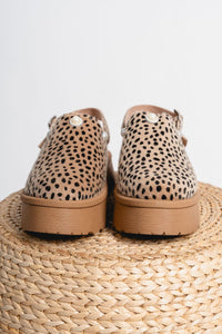 Zya sling back slippers cheetah - Trendy Shoes - Fashion Shoes at Lush Fashion Lounge Boutique in Oklahoma City