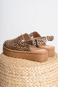 Zya sling back slippers cheetah - Affordable Shoes - Boutique Shoes at Lush Fashion Lounge Boutique in Oklahoma City