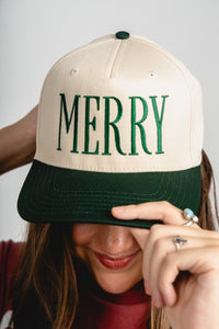 Merry two tone hat green/natural - Trendy Hats at Lush Fashion Lounge Boutique in Oklahoma City