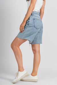 Hidden Alyx baggy shorts light blue - Adorable Shorts - Stylish Vacation T-Shirts at Lush Fashion Lounge Boutique in Oklahoma City