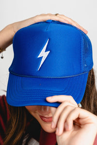 Bolt trucker hat - Trendy OKC Apparel at Lush Fashion Lounge Boutique in Oklahoma City