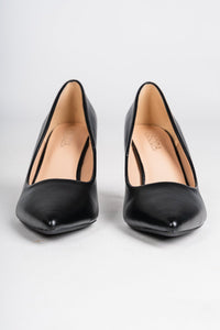 Florian pointed toe kitten heel black - Trendy Shoes - Fashion Shoes at Lush Fashion Lounge Boutique in Oklahoma City