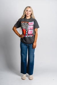 OKC basketball 90's retro unisex t-shirt vintage black - Oklahoma City inspired graphic t-shirts at Lush Fashion Lounge Boutique in Oklahoma City